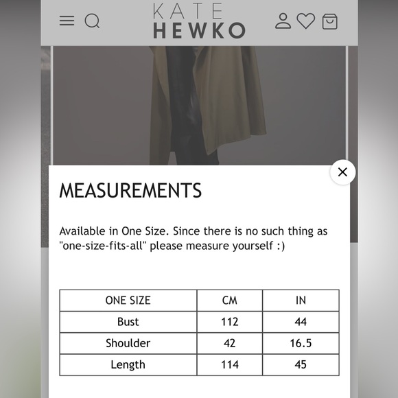 Kate Hewko Long Layering Cargo Vest Trenchcoat - Lightweight w/ Drawstring Waist - Picture 16 of 16